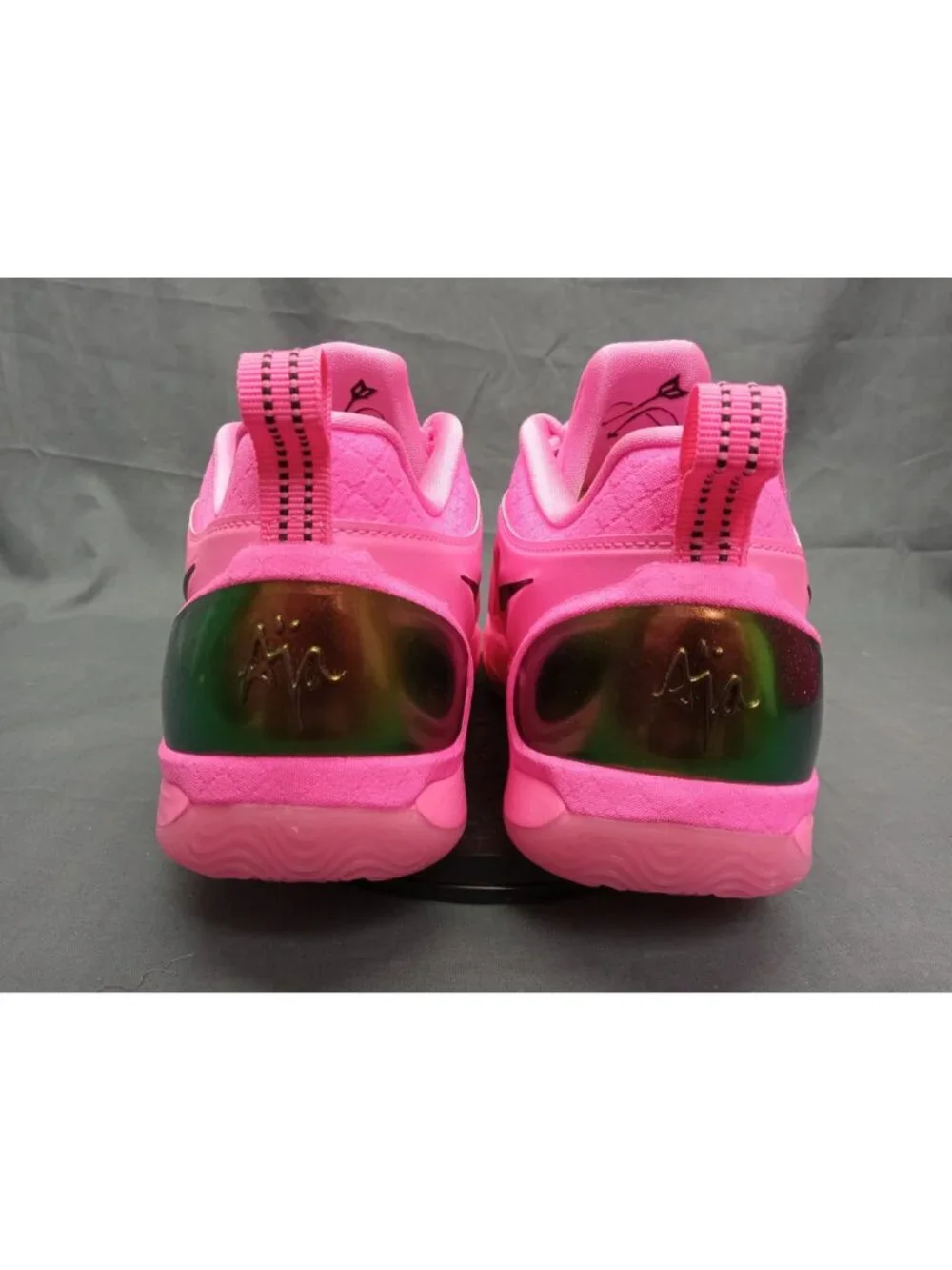 Nike A 'TWO (GS) A'ja Wilson Sneakers Pink Beam Black Girls Size 5 NEW IN BOX!